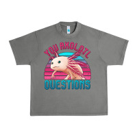 Tornado you axolotl questions 80's retro sunset Urban Heavy Tee - Jasminsmagicworld