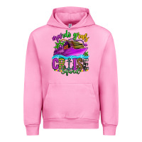 Fuchsia Pink mardi gras cruise squad Urban Hoodie - OliviaCreatesArt