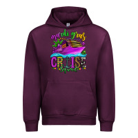 Mauve Wine mardi gras cruise squad Urban Hoodie - OliviaCreatesArt