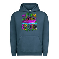 Pigment Midnight Navy mardi gras cruise squad Urban Hoodie - OliviaCreatesArt