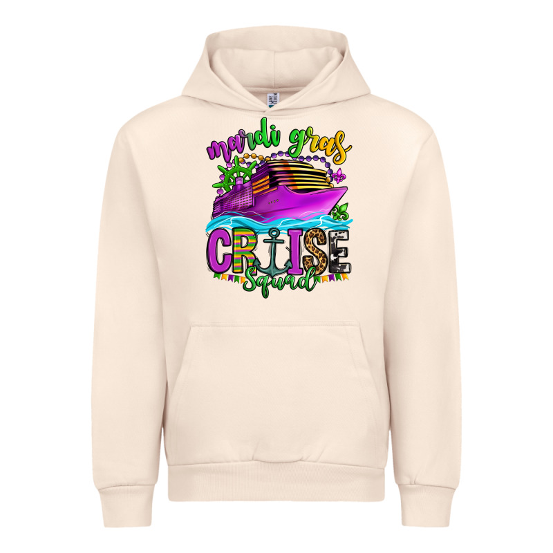 Mardi Gras Cruise Squad Urban Hoodie by OliviaCreatesArt | Teevron