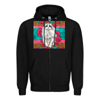 Black Western Ragdoll Cat Zipper Hoodie - LillyAllenDesigns