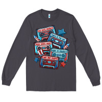 Smoke usa america cassette tapes Long Sleeve Tee - MaliasSmallBusiness