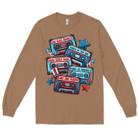 Toasted Coconut usa america cassette tapes Long Sleeve Tee - MaliasSmallBusiness
