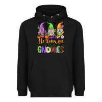 Black halloween with my gnomies Heavyweight Hoodie - texasbilliewilder