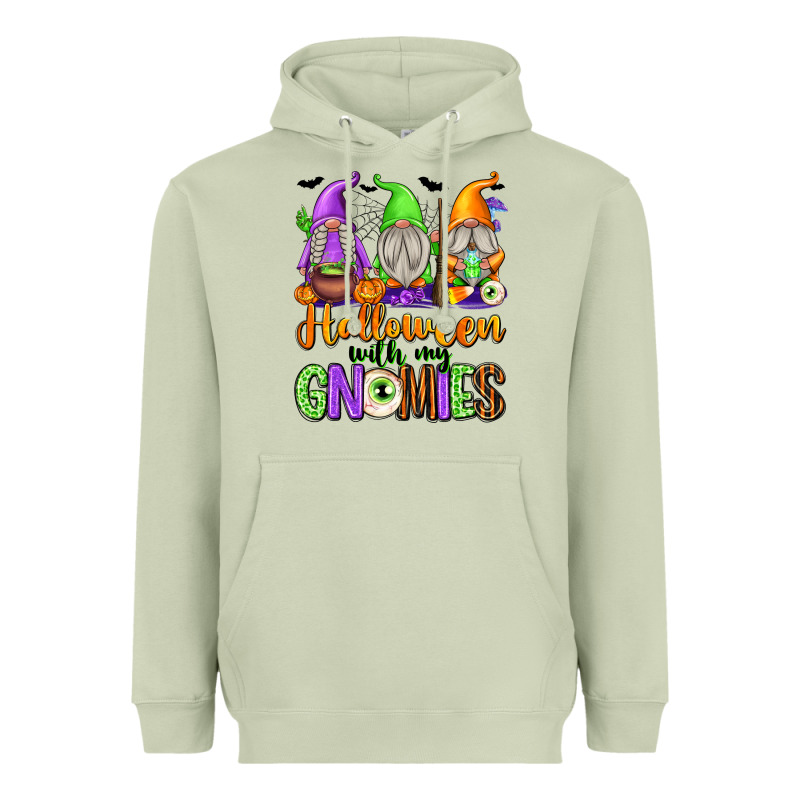 Halloween With My Gnomies Heavyweight Hoodie by texasbilliewilder | Teevron