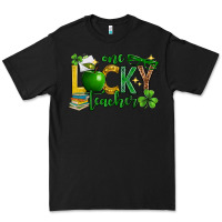 Black St. Patrick's Day one lucky teacher Premium Tee - Neo Western