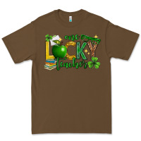 Cacao St. Patrick's Day one lucky teacher Premium Tee - Neo Western