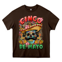 Chocolate Brown cinco de mayo (1) Heavy Core Tee - CTS Tumbler Store