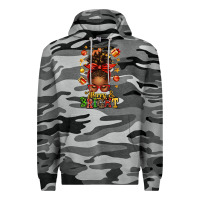 Slate Camo merry and bright christmas afro messy bun Premium Hoodie - texasbilliewilder