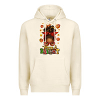 Tofu merry and bright christmas afro messy bun Premium Hoodie - texasbilliewilder