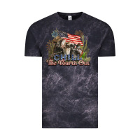 Cloud Black chill the fourth out cows 4th july america Vintage Tee - NancyCooperArtShop