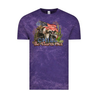 Cloud Purple chill the fourth out cows 4th july america Vintage Tee - NancyCooperArtShop