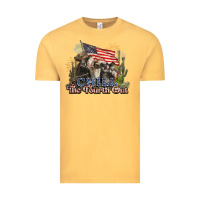 Vintage Mustard chill the fourth out cows 4th july america Vintage Tee - NancyCooperArtShop