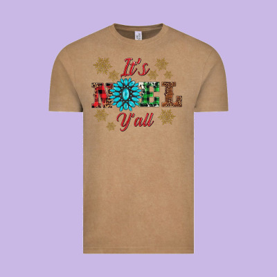 It's Noel Y'all Vintage Tee Designed By Adodesignshop