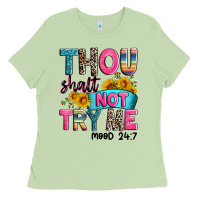 Matcha thou shalt not try me mood 24 7 Ladies Tee - Zillion Design Studio