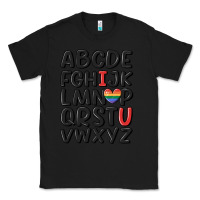 Black pride alphabet Classic Tee - MaliasSmallBusiness