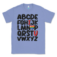 Colony Blue pride alphabet Classic Tee - MaliasSmallBusiness