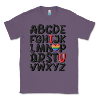 Lavender pride alphabet Classic Tee - MaliasSmallBusiness