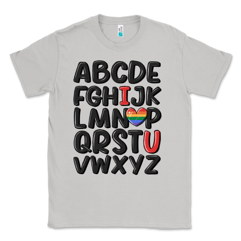 Pride Alphabet Classic Tee by MaliasSmallBusiness | Teevron