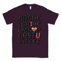 Plum pride alphabet Classic Tee - MaliasSmallBusiness