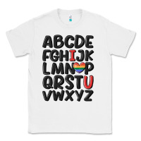 White pride alphabet Classic Tee - MaliasSmallBusiness