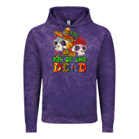 Cloud Purple mexican day of the dead Vintage Hoodie - AdoDesignShop