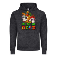 Vintage Black mexican day of the dead Vintage Hoodie - AdoDesignShop
