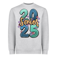 Heather Grey senior 2025 Heavyweight Sweatshirt - MaliasSmallBusiness