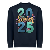 Navy senior 2025 Heavyweight Sweatshirt - MaliasSmallBusiness