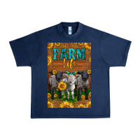 Navy Western Baby Sheeps Farm Life Urban Heavy Tee - LillyAllenDesigns