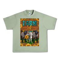 Oil Green Western Baby Sheeps Farm Life Urban Heavy Tee - LillyAllenDesigns