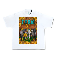 White Western Baby Sheeps Farm Life Urban Heavy Tee - LillyAllenDesigns