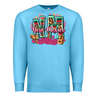 Ocean Blue New Mexico Premium Sweatshirt - texasbilliewilder