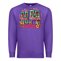 Purple New Mexico Premium Sweatshirt - texasbilliewilder