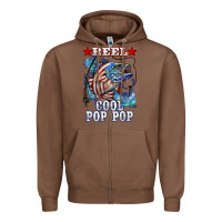 Chestnut reel cool pop pop american flag bass Zipper Hoodie - LillyAllenDesigns