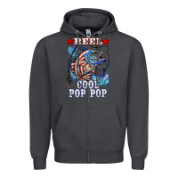 Smoke reel cool pop pop american flag bass Zipper Hoodie - LillyAllenDesigns