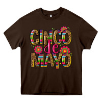 Chocolate Brown cinco de mayo Heavy Core Tee - CTS Tumbler Store