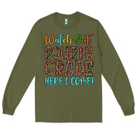 Army Green watch out fourth grade here i come! Long Sleeve Tee - JahusDesignShop