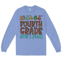 Colony Blue watch out fourth grade here i come! Long Sleeve Tee - JahusDesignShop