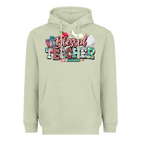 Matcha blessed teacher school Heavyweight Hoodie - NancyCooperArtShop