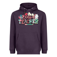 Plum blessed teacher school Heavyweight Hoodie - NancyCooperArtShop