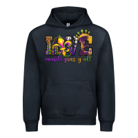 Navy love. ardi gras y'all Urban Hoodie - OliviaCreatesArt