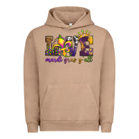 Pigment Burro love. ardi gras y'all Urban Hoodie - OliviaCreatesArt