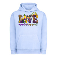 Pigment Grape Ice love. ardi gras y'all Urban Hoodie - OliviaCreatesArt