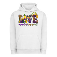 Pigment Lunar Rock love. ardi gras y'all Urban Hoodie - OliviaCreatesArt