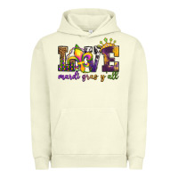 Pigment Pistachio love. ardi gras y'all Urban Hoodie - OliviaCreatesArt
