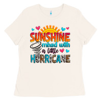 Bone sunshine mixed with a little hurricane Ladies Tee - Zillion Design Studio