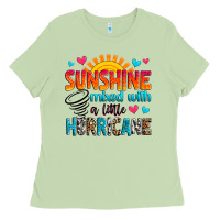 Matcha sunshine mixed with a little hurricane Ladies Tee - Zillion Design Studio