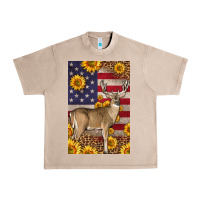 French Oak Western American Deer Urban Heavy Tee - LillyAllenDesigns